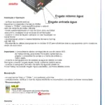 Ficha técnica e vista explodida — Chiller para Refrigeração de Tochas RS 100