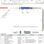Ficha técnica e vista explodida — Tocha MIG/MAG PLUS 26