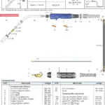 Ficha técnica e vista explodida — Tocha MIG/MAG PLUS 36