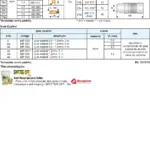 Ficha técnica e vista explodida — Tocha MIG/MAG SBME 235