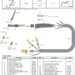 Ficha técnica e vista explodida — Tocha TIG TR 21W