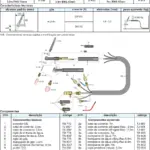 Ficha técnica e vista explodida — Tocha TIG TW 21 / 21F